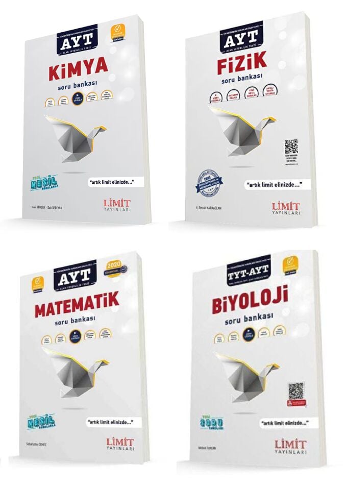 Limit Yayınları AYT Sayısal Soru Bankası Seti (4 Kitap)