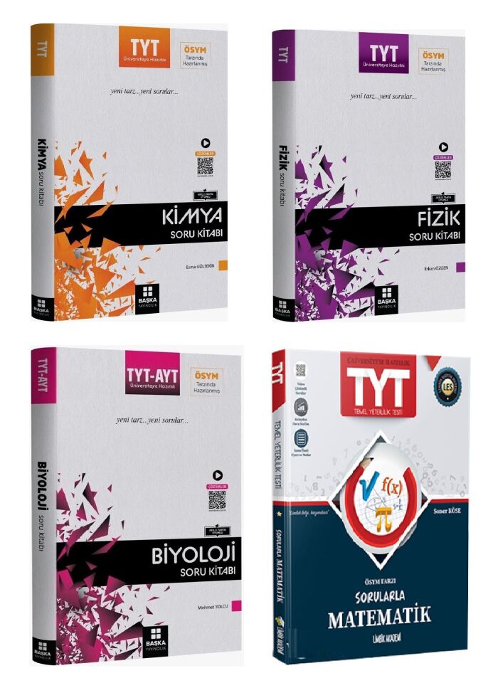 Başka  TYT Sayısal Soru Bankası Seti (4 Kitap)