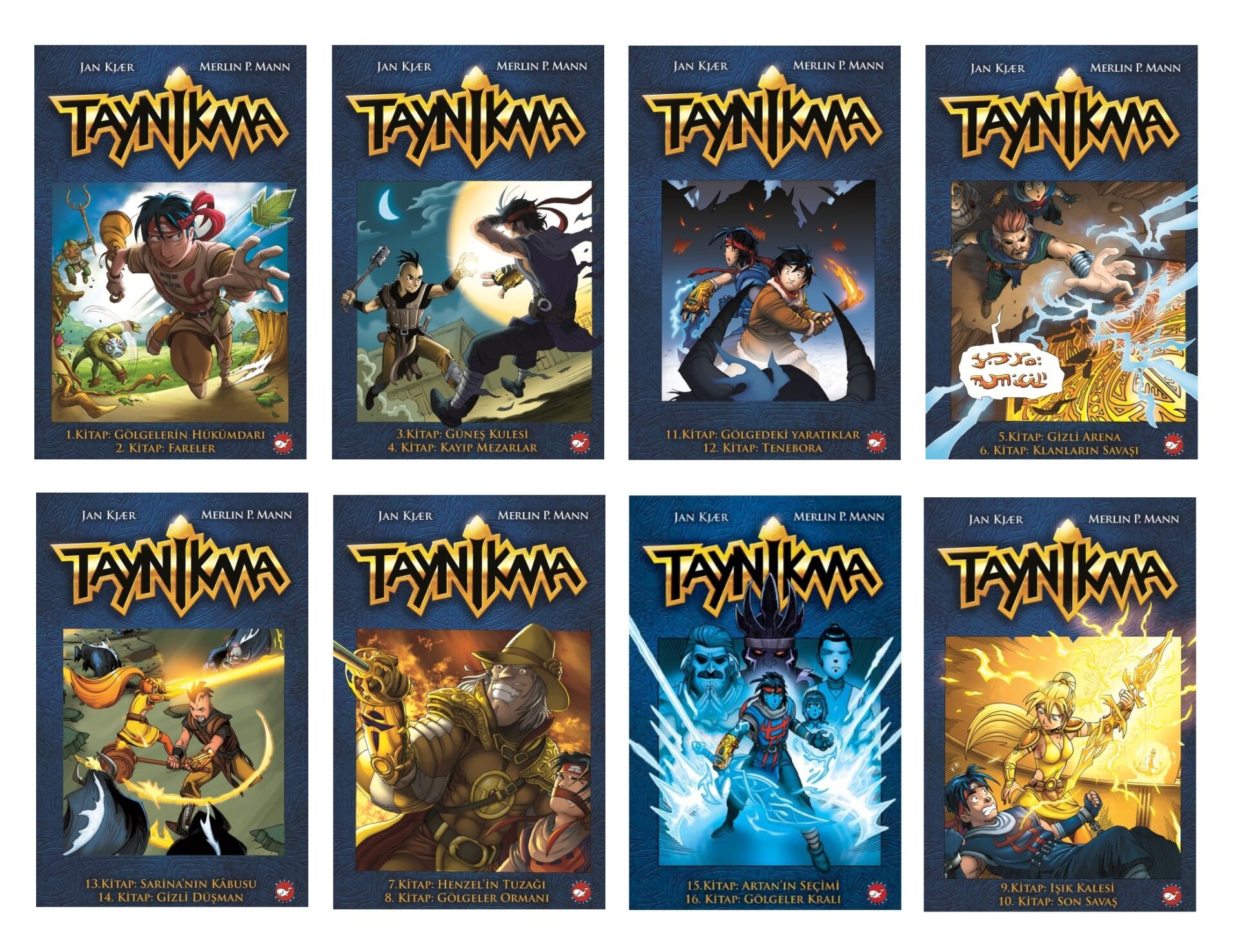 Taynikma Macera Seti 8 Kitap (1'den 16'ya Kadar)