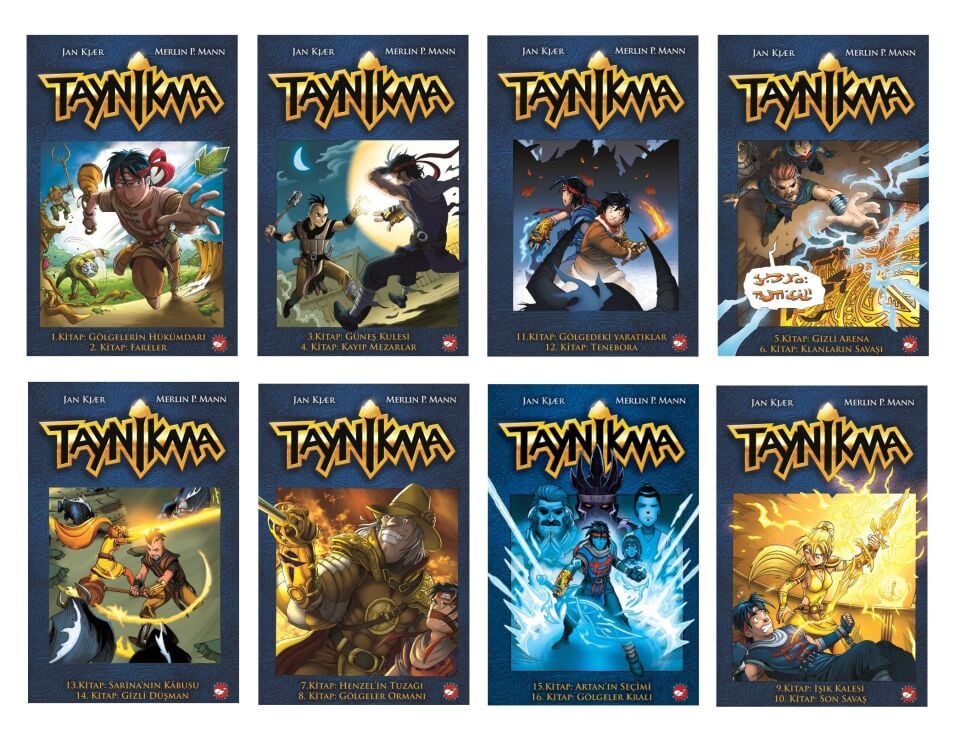 Taynikma Macera Seti 8 Kitap (1'den 16'ya Kadar)