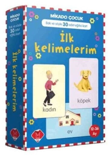 İlk Kelimelerim Eğitici Kart 30 Adet