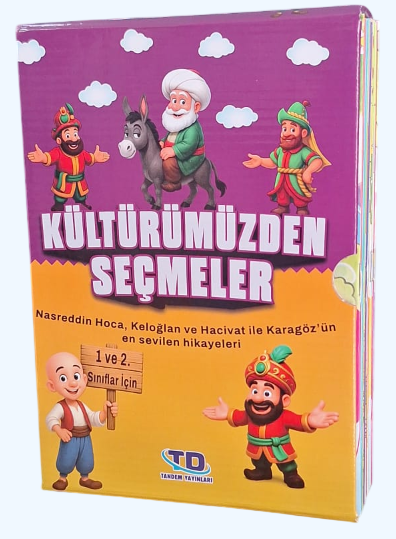Mercek 1. ve 2. Sınıf Kültürümüzden Seçmeler Hikaye Seti 20 Kitap