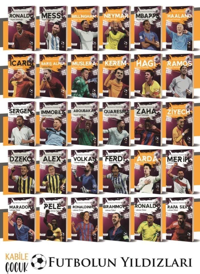 Futbolun Yıldızları 30 Kitap Set