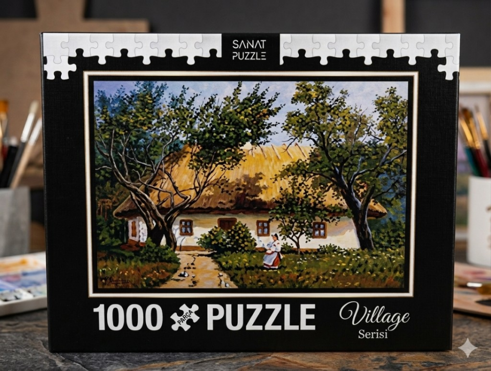 1000 Parça Puzzle Village