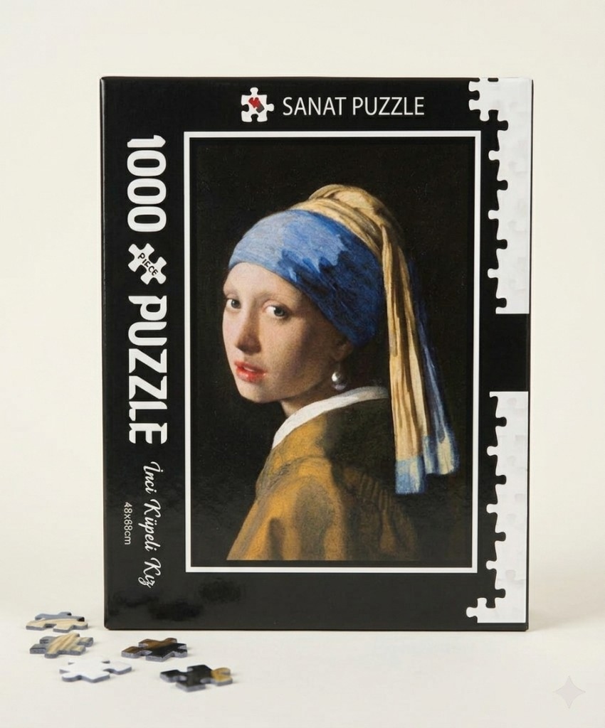 1000 Parça Puzzle İnci Küpeli Kız