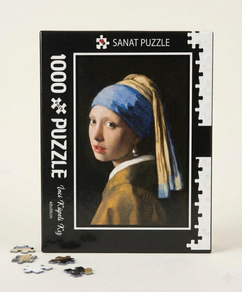 1000 Parça Puzzle İnci Küpeli Kız