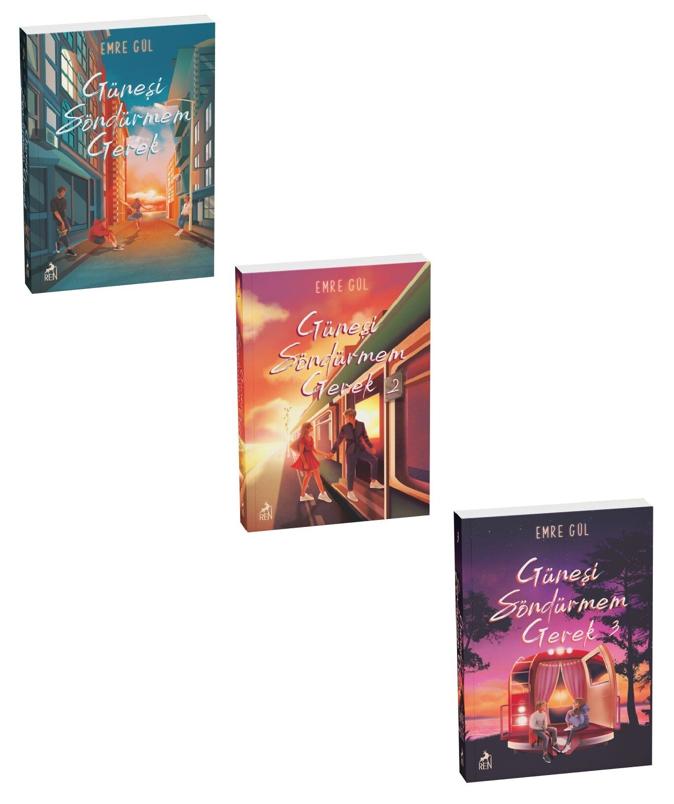 Emre Gül Güneşi Söndürmem Gerek Serisi 3 Kitap