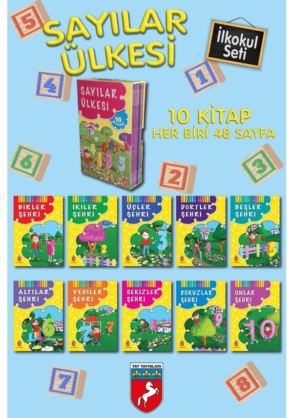 Tandem 3. Sınıf Sayılar Ülkesi Dizisi Kutulu 10 Kitap